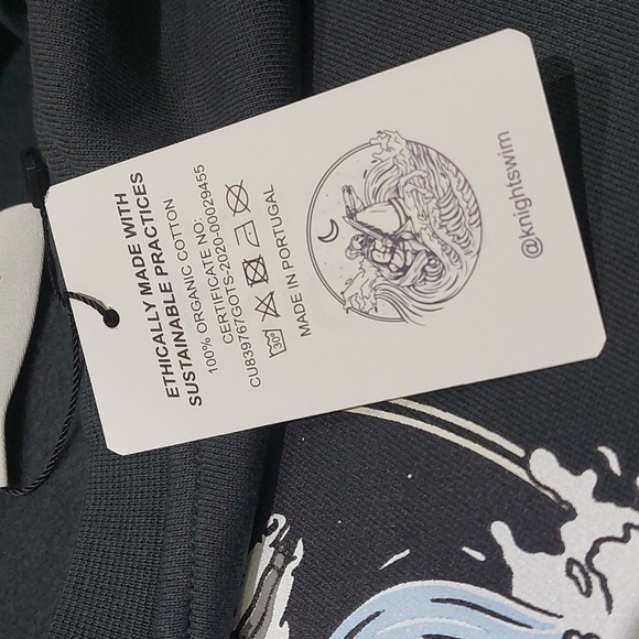 Knight Swim Women's Crewneck Size M Color Charcoal - Picture 6 of 7